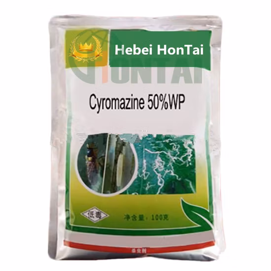 Insecticide antiparasitaire Larvicide Cyromazine 98usine de pesticides 98%Tc 50%Wp 75%Wp 50%Sp